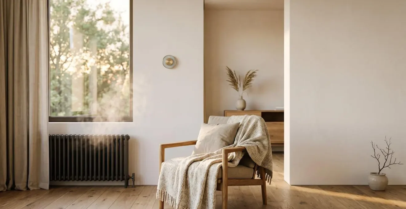 Intérieur de maison moderne avec gestion énergétique optimisée