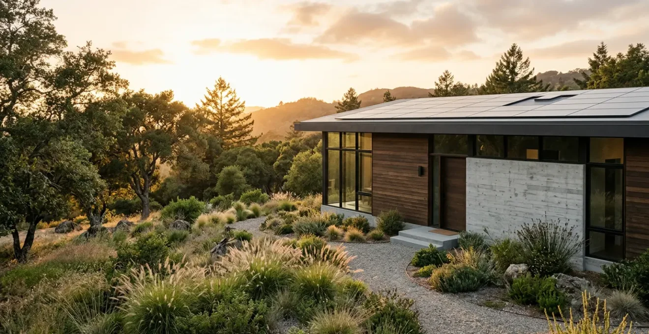 Maison contemporaine innovante sous l'angle de l'efficacité énergétique