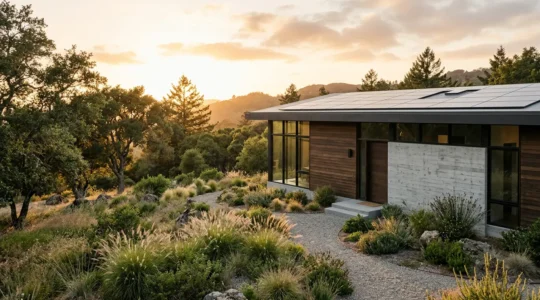 Maison contemporaine innovante sous l'angle de l'efficacité énergétique