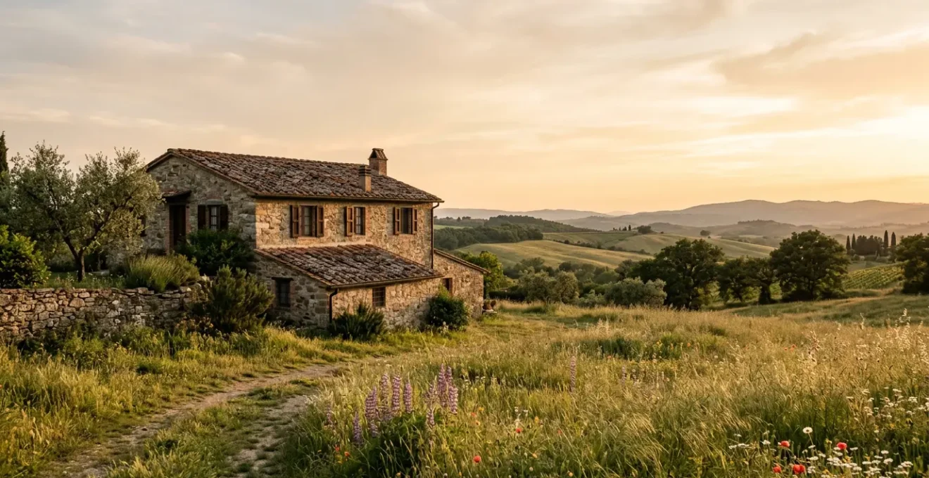 Rénovation d'une maison de campagne traditionnelle préservant son authenticité architecturale