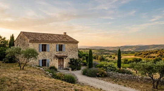 Maison traditionnelle en pierre avec architecture préservée et éléments patrimoniaux authentiques